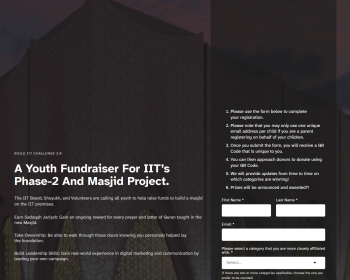 2026-03 Youth Fundraiser for Phase-2 and Masjid Project